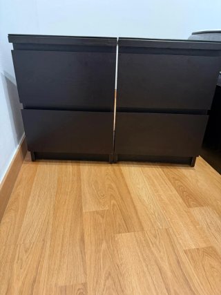 Cama canapé + 2 mesitas noche