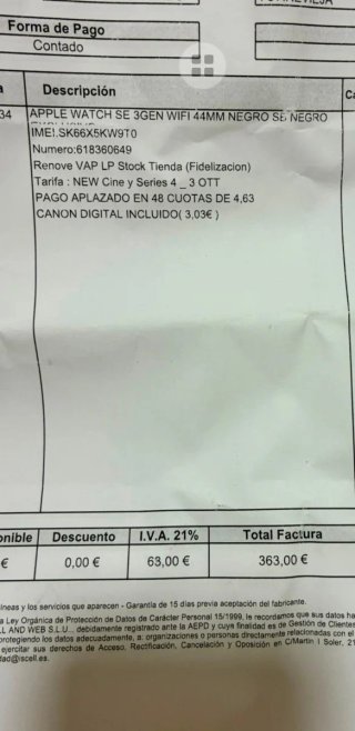 Reloj Inteligente Negro Apple