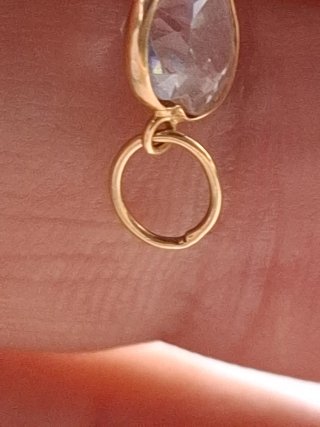 Colgante Corazón Oro 18k Circonita
