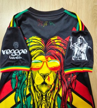 Camiseta Ajax Bob Marley Adidas Negra