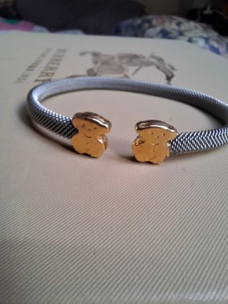 Pulsera Tous Acero y Oro 18k