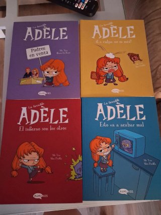 Libros lectura Adele 1, 2, 3, 8