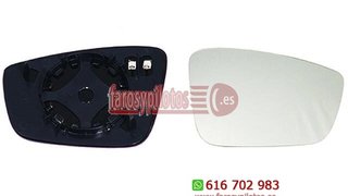 Espejo Cristal + Base Derecho Skoda Rapid (2012-2