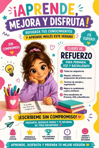 Clases particulares de verano primaria y ESO