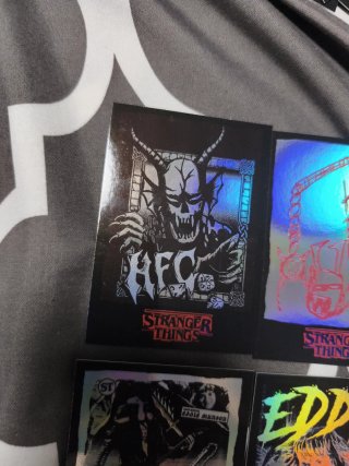 Lote Cartas Stranger Things Hellfire Club