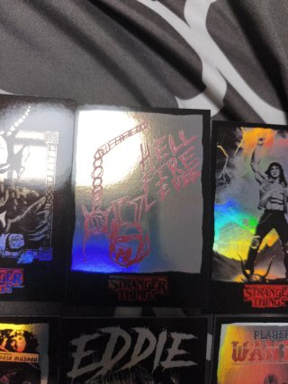 Lote Cartas Stranger Things Hellfire Club