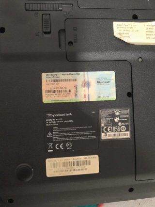 Portátil Packard Bell ms2273