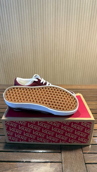 Vans Old Skool Platform granate/blanco