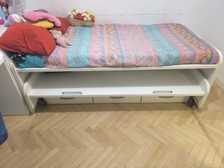 Cama nido con cajones