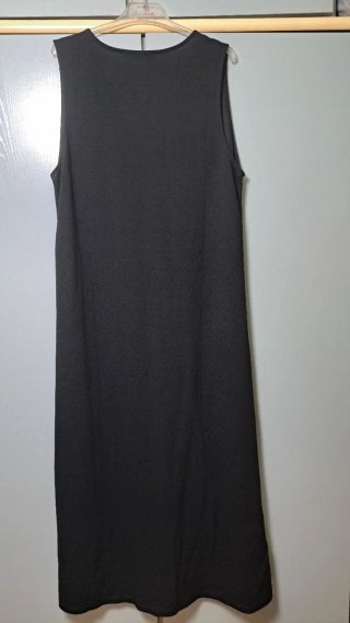 Vestido largo negro talla L