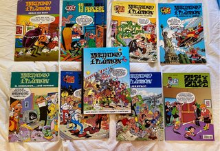 Lote 9 comics Mortadelo y Filemon
