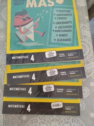 Matemáticas 4, Segundo Ciclo Primaria, Edelvive...