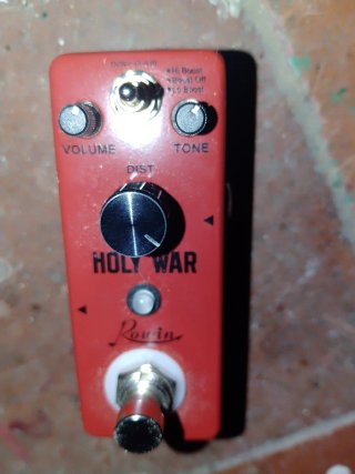 Rowin Holy War Pedal Distorsión Overdrive