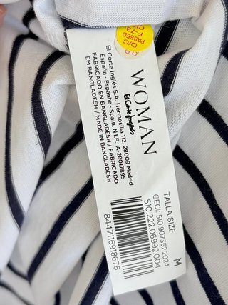 Camiseta El Corte Inglés Rayas marineras NUEVA