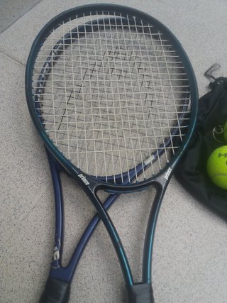 2 Raquetas Tenis Prince y Head + Bolas