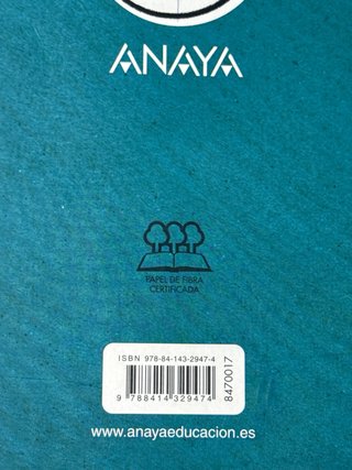 Pack libros 2º Bachillerato Anaya