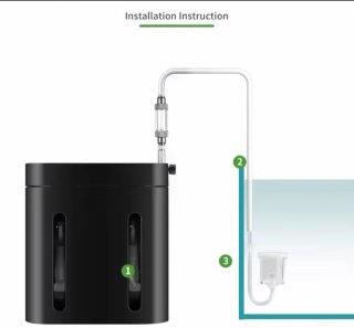 Generador CO2 WYIN AQUA 1L + Electroválvula 220V