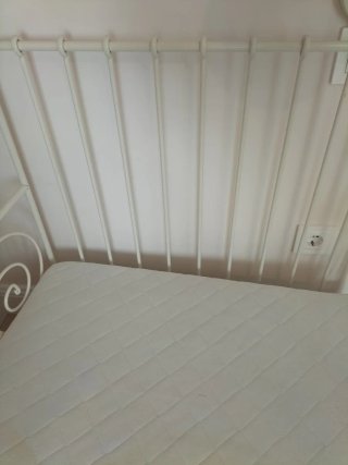 Cama infantil blanca Ikea modulable