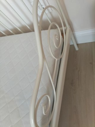 Cama infantil blanca Ikea modulable