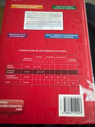 Diccionario Avanzado Primaria. Lengua española