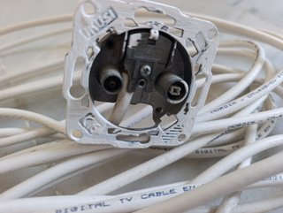 Cable coaxial TV, 10 metros aprox.
