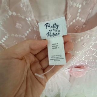 Vestido rosa T6 nuevo con etiqueta Pretty Picture