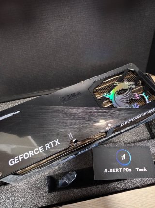Disipador MSI RTX 5090 Gaming X Trio, no funcional