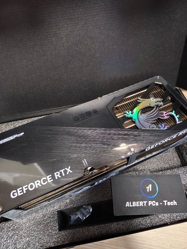Disipador MSI RTX 5090 Gaming X Trio, no funcional