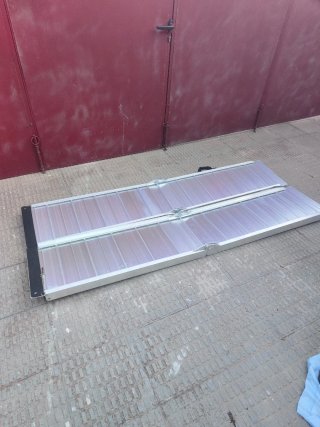 Rampa Plegable Aluminio Silla Ruedas