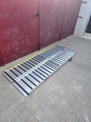 Rampa Plegable Aluminio Silla Ruedas