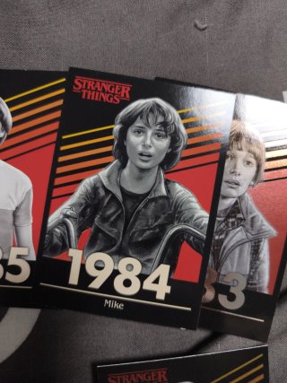 Lote Cartas Stranger Things Personajes
