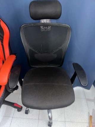 Silla Gamer y Oficina Negra/Roja