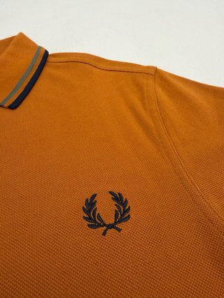 Polo Fred Perry Naranja Talla S