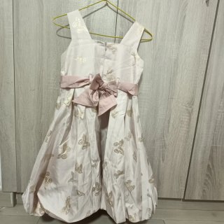 Vestido Monsoon T11-12 Mariposas Rosa