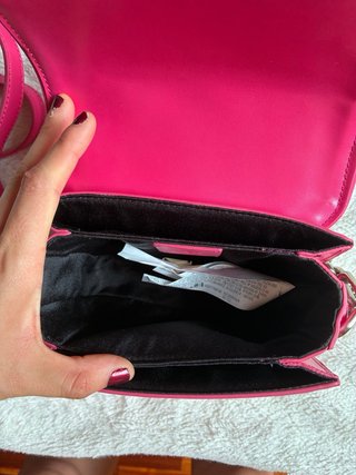 Bolso Zara rosa pequeño sin usar