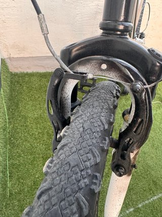 Bicicleta Montaña Negra Doble Suspensión