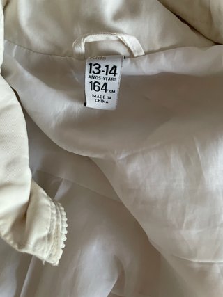 Cortavientos niña beige