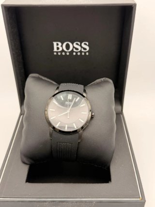 Reloj Hugo Boss Analógico Negro y Plateado