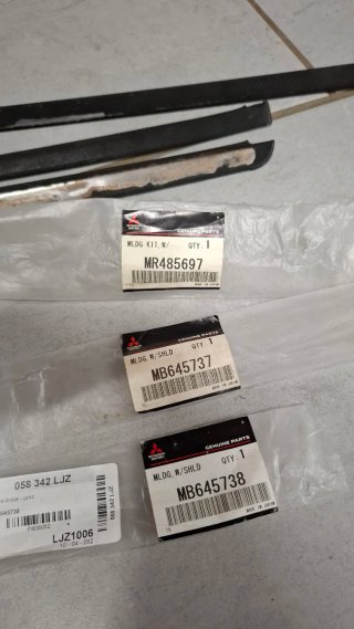 Embellecedores Parabrisas Mitsubishi Montero