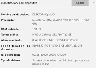 PC Sobremesa Dell i7 + Windows 10 + Pantalla +++++