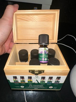 Difusor Aroma Luna + Caja Aceites Esenciales