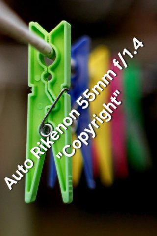 Obiettivo Auto Rikenon 55mm f/1.4 M42 Vintage Lens