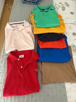 Lote Camisas Hombre, polos tejanos etc