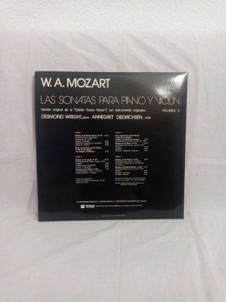 Mozart: Las Sonatas Para Piano Y Violin Vol. 3