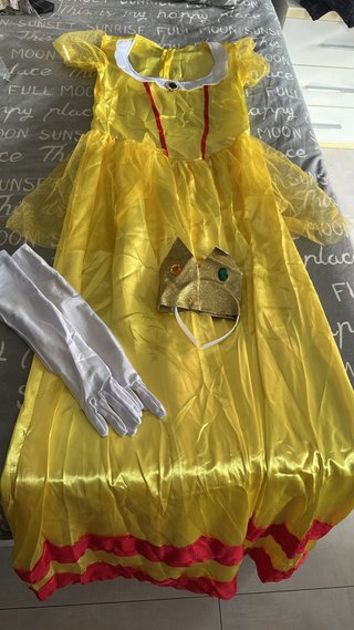 Disfraz Princesa Amarillo Talla s