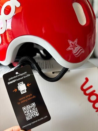 Casco Infantil Woom Rojo Talla XS