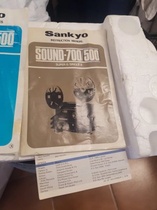 Proyector Sankyo Super 8 Sound-500