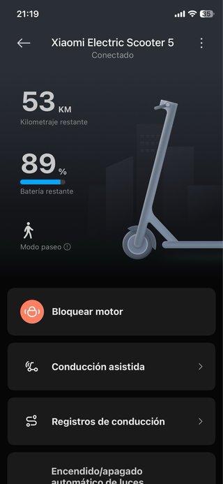 Patinete Eléctrico Xiaomi 5
