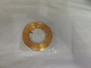 Alambre para manualidades dorado y plateado