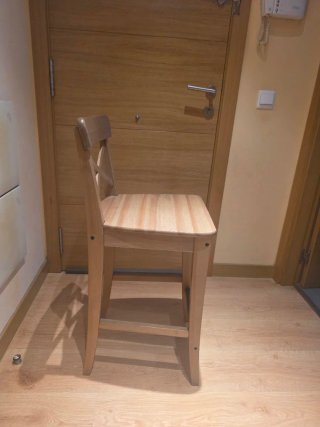 Taburete Alto Ingolf Ikea Madera. Sulla alta niño.